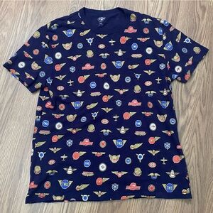 TWA Hotel  T Shirt Unisex Size M Logo Graphics All Over Cotton Shirt